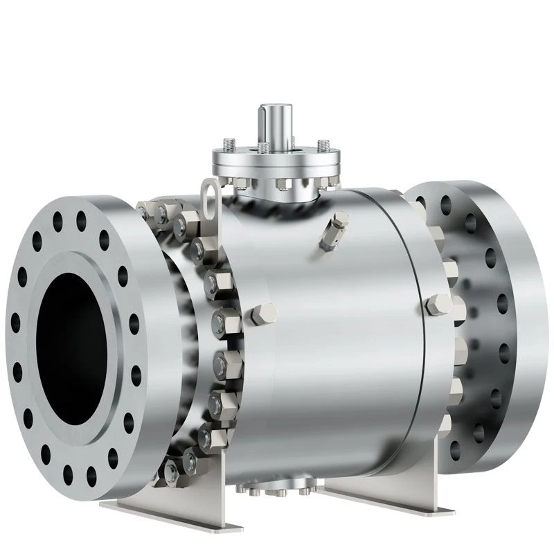 Falf Ball wedi'i Mowntio Trunnion 3pc